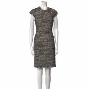 Rebecca Taylor Tweed Knee Length Dress